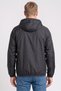 Men Brand Logo Long Sleeve Full Zip Jacket, Dark Grey - 4