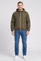 Men Brand Logo Windbreaker Jacket, Khaki - 2