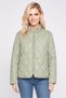 Women Quilted Puffer Jacket, Sage Green