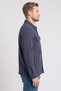 Men Textured Jackets Shirt, Navy - 3