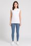 Women Sportswear Fit Sleeveless Outdoor Tank Top, Off White - 2