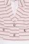 Women Regular Fit Textured Casual Crop Blazer, Multicolor - 5