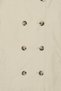 Women Solid Trench Coat, Beige - 5