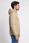 Men Brand Logo Windbreaker Jacket, Beige - 3