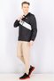Men Classic Wind Breaker, Black - 2
