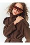 Women's Wool Blend Cashmere Coat with Belt by Uzg Store for Style Enthusiasts - 4