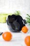 Acrylic Black Pasta Colander & Vegetable and Fruit Colander BZELDR05 - 4