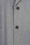Men Plain Wool Trench Coat, Grey - 5