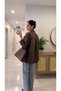 Foltera Coffee Oversized Shirt - 3