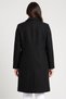 Women Solid Trench Coat, Black - 4
