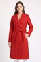 Women Textured Trench Coat, Red