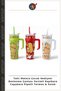 Cute Capybara-Themed Kids' Gift Lunch Bag with Straw Thermal Thermos & Water Bottle