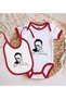 BK Kids Atatürk-Themed Red Baby Bodysuit and Bib Gift Set-19, 12–18 months - 2