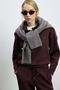 122030028 Vana Polo Collar Knit Women's T-Shirt, PURPLE - 3