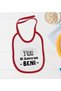 BK Kids "Cover Me" Design Red Baby Bodysuit and Bib Gift Set - 1 en126123 - 3
