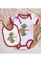 BK Kids "Tiizes" Girl-Themed Red Baby Bodysuit and Bib Gift Set-1 - 2