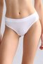 Egyptian Women's Modal & Cotton HERA Brazilian Briefs with Hidden Elastic, 3-Pack, White - 2