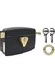 Building Security Key Set Entry Lock Cylinder-Type Lock Oval Non-Counterplate Black YM600 70mm - 2