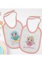 BK Kids Little Mermaid and Princess-Themed 2-Pack Pink Baby Bibs-1