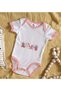 BK Kids Love Designer Pink Baby Bodysuit-2, 0–3 Months - 2