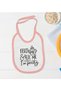 BK Kids "I'm Pretty" Design Pink Baby Bodysuit and Bib Gift Set-1 - 3