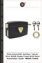 Building Security Key Set Entry Lock Cylinder-Type Lock Oval Non-Counterplate Black YM600 70mm
