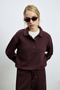 122030028 Vana Polo Collar Knit Women's T-Shirt, PURPLE - 2
