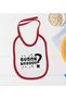 BK Kids Buban Nabüüü-Designed Red Baby Bodysuit and Bib Gift Set-1 - 3