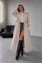 WOMEN'S BELTED MELTON COAT