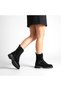 (Park Moda) Lace-Up & Zip-Up Casual Women's Boots BLACK - 2