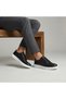 (Mnç) Non-Slip Sole, Rubber, Lace-Up Casual Shoes BLACK - 4