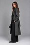Women's Long-Sleeved Double-Breasted Oversized Relaxed-Fit Melton Coat - 4