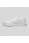 (Mnç) Non-Slip Sole, Lace-Up, White Casual Shoes - 7