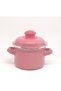 14 CM, 900 ML RED ENAMELED MINI TENCEL™ SAUCEPAN, BABY FOOD POT - 2