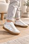 Star-Patterned Rubber Sole, Lace-Up, Casual Unisex Boys'/Girls' Kids' Sneakers - 4