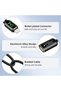 محول نحيف من النوع C إلى USB، محول طاقة بطرف مربع، محول شحن USB من النوع C، شحن سريع PD بقوة 140 واط - 4