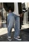 Light Blue Double-Stitched Baggy Jeans WE-3496/3497/3498 - 4