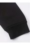 Men's Black Crew Neck Hoodless Winter Sweatshirt - 3