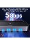USB 3.0 KVM Switch HDMI 4K@60HZ for 2 Computers and 1 Monitor with 3*USB-A Ports, 1*USB-C Port, Compatible for Mouse, Keyboard, Hard Drive, printer, with Controller, HDMI Cables*2, USB Cables*2 - 4