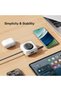 كابل شحن USB C متعدد الوظائف قابل للسحب مع شاشة LED، سلك شحن سريع 100 واط مع منفذ Type C/Micro U - 7