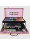 156-Piece Unicorn Art Set for Kids, Portable Drawing and Coloring Kit with Folding Carrying Case, Complete Art Supplies Set for Girls, Creative Painting, Sketching & Craft Activities