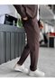 Coffee Regular Fit Basic Pants WE-5126 - 5