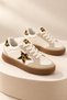 Star-Patterned Rubber Sole, Lace-Up, Casual Unisex Boys'/Girls' Kids' Sneakers - 4
