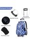 Rolling Backpack, Kids' Luggage Wheeled Backpack for School - 2