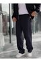 Navy Blue Waistband, Corded Fabric, Baggy Pants MRK-2859