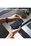 Holder RFID Blocking Leather Pop Up Card Wallet with Banknote Compartment, ID Win - 3