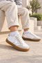 Star-Patterned Rubber Sole, Lace-Up, Casual Unisex Boys'/Girls' Kids' Sneakers - 7