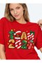 Christmas, New Year's, New Year Printed Team 2027 Boxed Fit Women's T-Shirt - C590 - 4