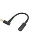 محول USB C إلى DC مقاس 5.5x2.5 ملم، شريحة PD بقوة 100 واط، هيكل من النايلون - 3