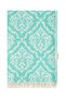 Baroque Pattern Peşkir and Peştamal Set, Green - 100% Cotton - Bath Towel Set - 2